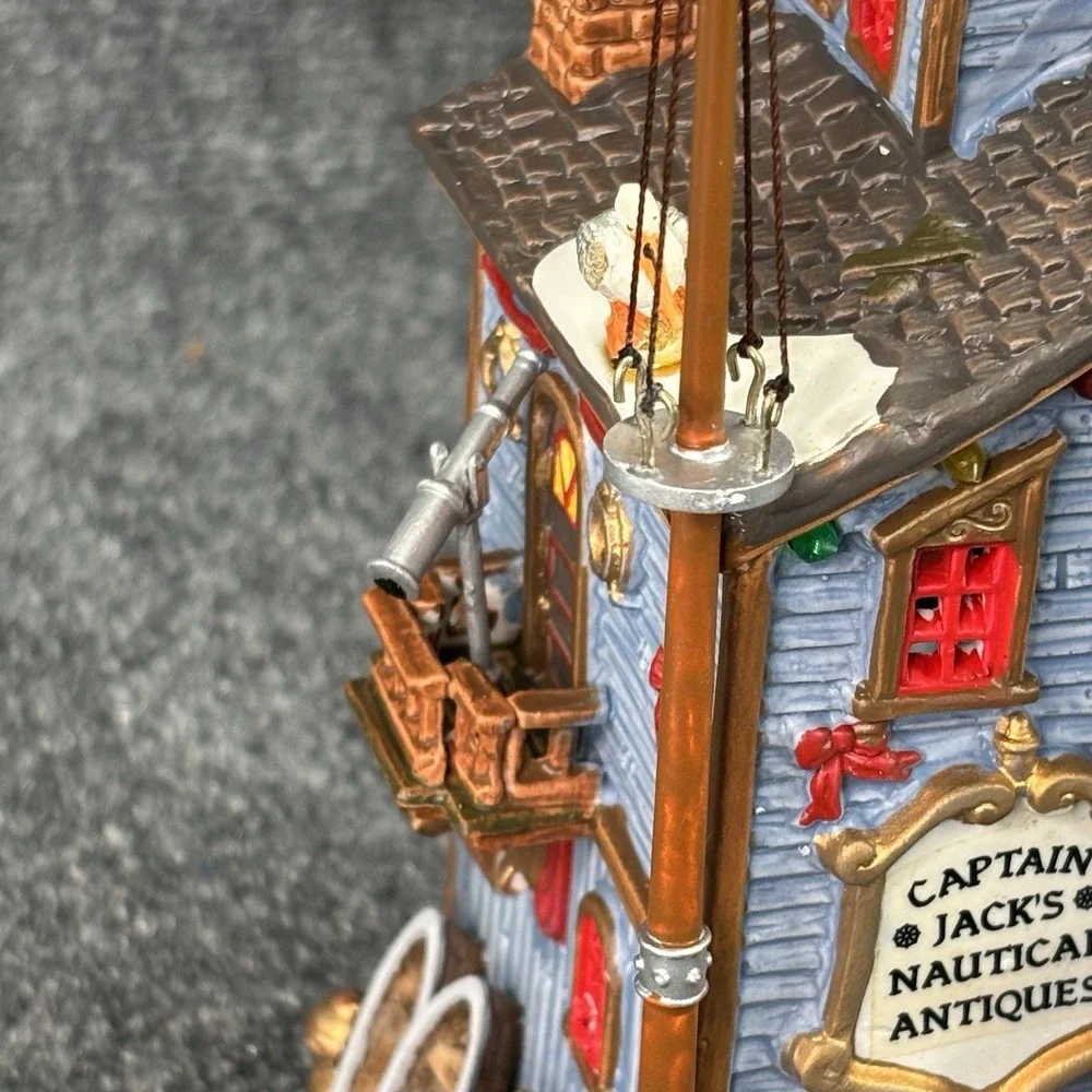 LEMAX Captain Joe's Nautical Antiques Lighted Village House Holiday Village